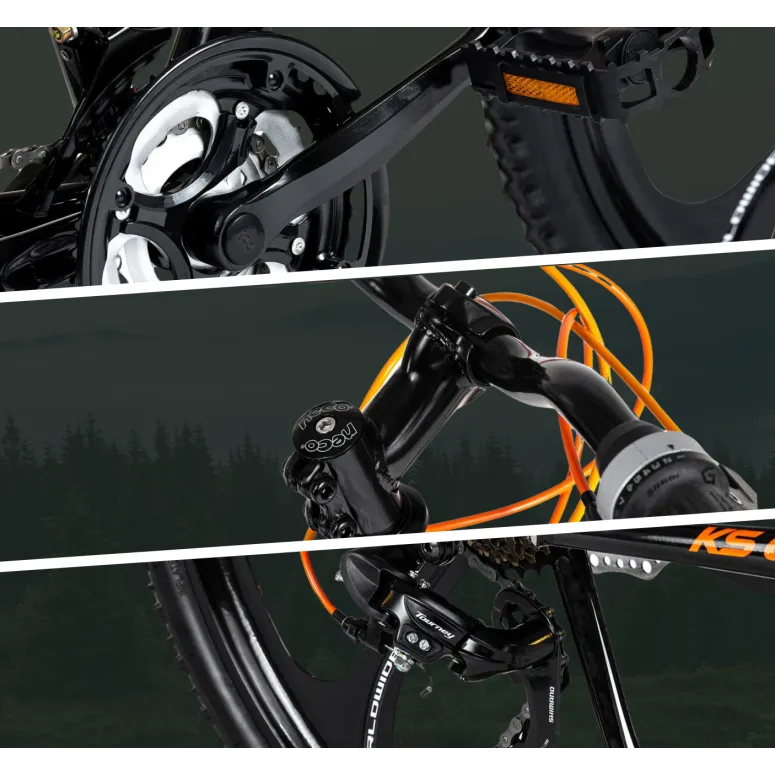 Rower Górski Młodzieżowy Damski Męski 26 MTB Tarcze Amortyzacja Błotniki