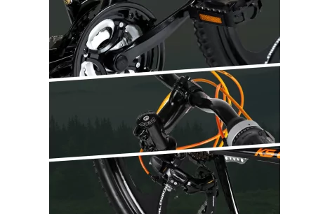 Rower Górski Młodzieżowy Damski Męski 26 MTB Tarcze Amortyzacja Błotniki