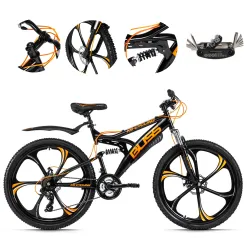 Rower Górski Młodzieżowy Damski Męski 26 MTB Tarcze Amortyzacja Błotniki