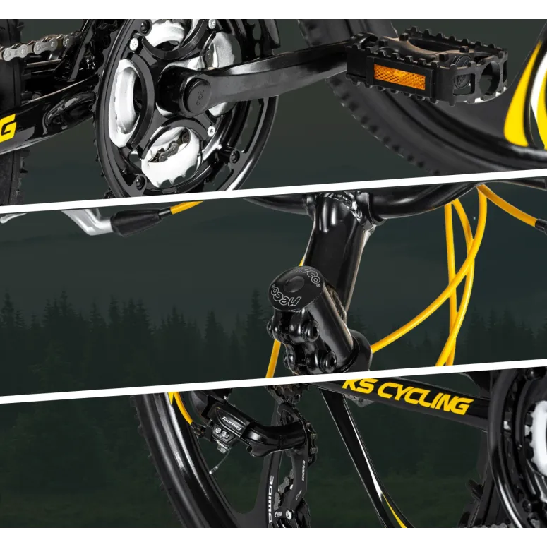 Rower Górski Młodzieżowy 26 MTB Tarcze Amortyzacja Damski Męski Błotniki