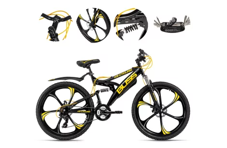 Rower Górski Młodzieżowy 26 MTB Tarcze Amortyzacja Damski Męski Błotniki