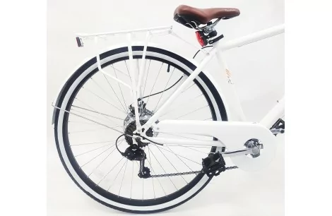 Rower Miejski 28 Męski Bagażnik Oświetlenie Dzwonek Stopka Błotniki Tarcza