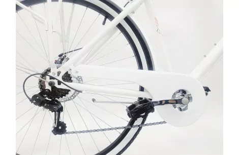 Rower Miejski 28 Męski Bagażnik Oświetlenie Dzwonek Stopka Błotniki Tarcza