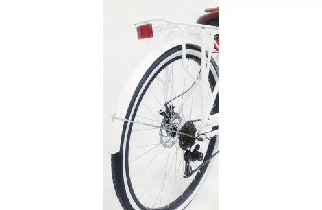 Rower Miejski 28 Męski Bagażnik Oświetlenie Dzwonek Stopka Błotniki Tarcza