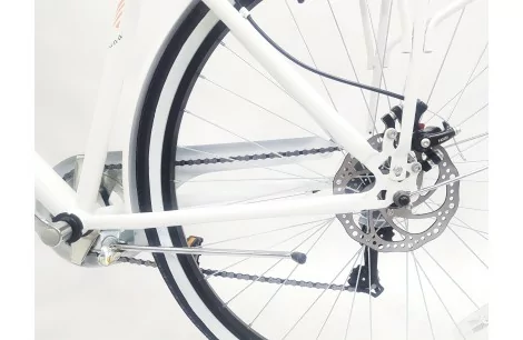 Rower Miejski 28 Męski Bagażnik Oświetlenie Dzwonek Stopka Błotniki Tarcza