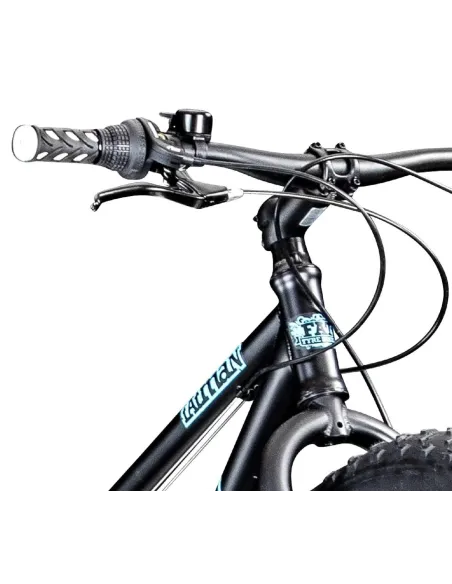 Rower Dziecięcy Fatbike MTB 24 Chłopięcy Dziewczęcy Tarcze Dzwonek Stopka