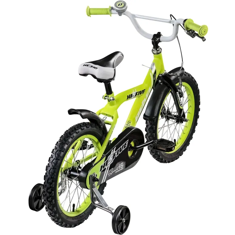 Rower Dziecięcy 16 Dziewczęcy Chłopięcy Stal Błotniki Dzwonek Kółka Boczne