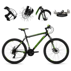 Rower Górski Męski 26 Hamulce Tarczowe MTB Amortyzowany Góral Młodzieżowy