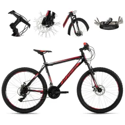 Rower Górski Męski 26 Hamulce Tarczowe MTB Amortyzowany Góral Młodzieżowy