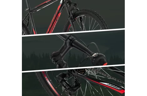 Rower Górski Męski 26 Hamulce Tarczowe MTB Amortyzowany Góral Młodzieżowy