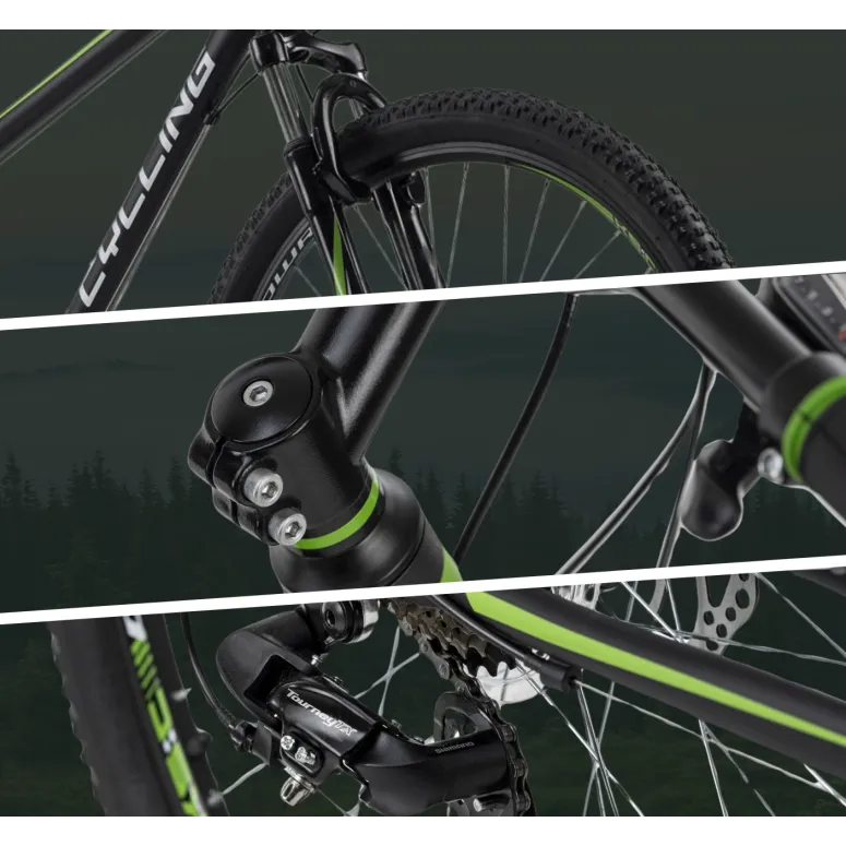 Rower Górski Damski Męski 26 MTB Aluminiowy Hamulce Tarczowe Cyngle Góral