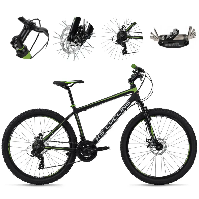 Rower Górski Damski Męski 26 MTB Aluminiowy Hamulce Tarczowe Cyngle Góral