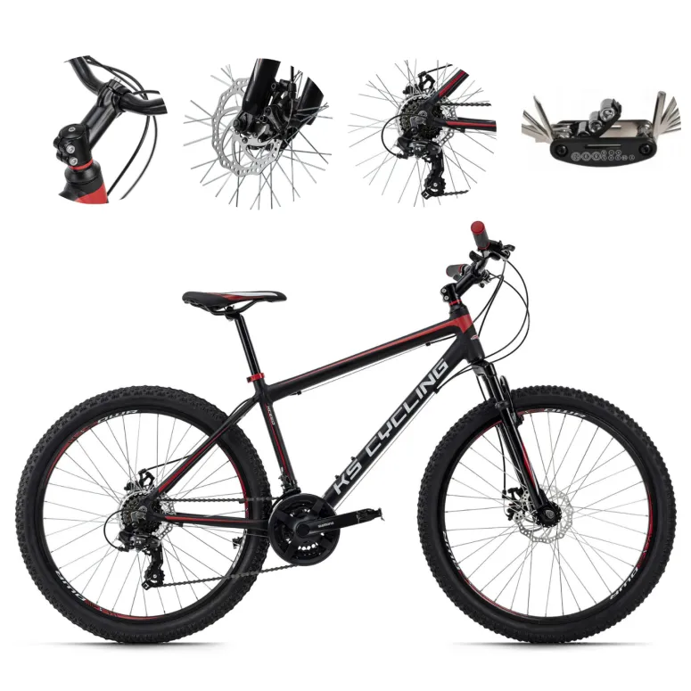 Rower Górski Damski Męski 26 MTB Aluminiowy Hamulce Tarczowe Cyngle Góral