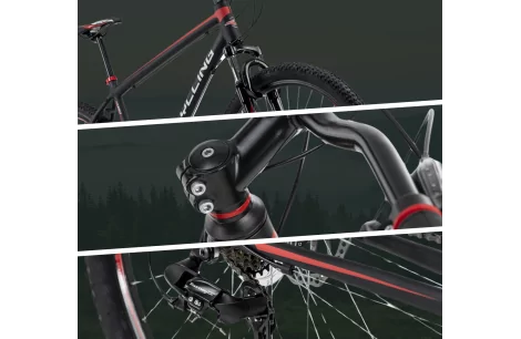 Rower Górski Damski Męski 26 MTB Aluminiowy Hamulce Tarczowe Cyngle Góral