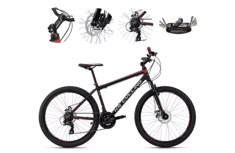 Rower Górski Damski Męski 26 MTB Aluminiowy Hamulce Tarczowe Cyngle Góral