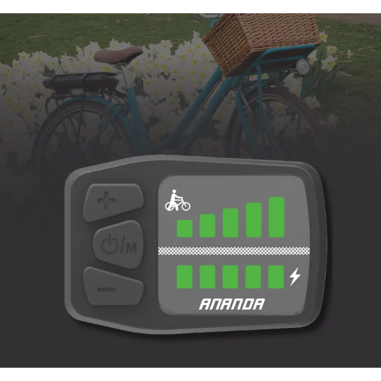 Elektryczny Rower Miejski 28 Damski Wspomaganie Damka 5 Trybów Bagażnik