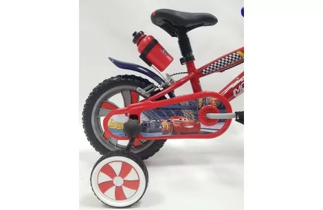 Rower Dziecięcy 12 Lighting McQueen Chłopięcy CARS Stalowy Auta Koła Boczne