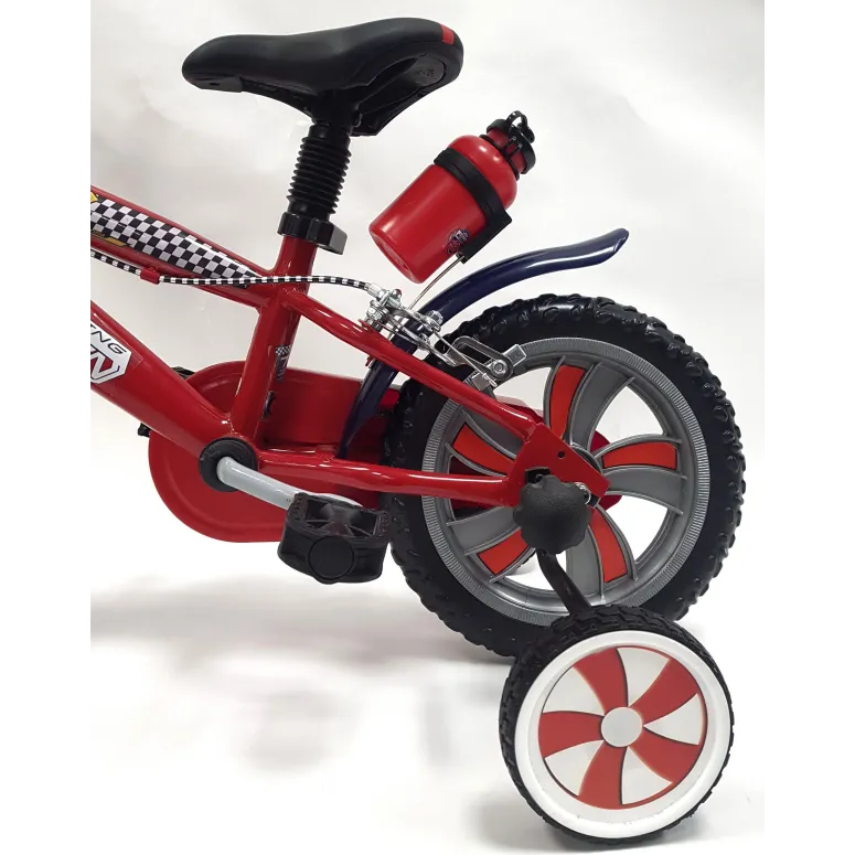 Rower Dziecięcy 12 Lighting McQueen Chłopięcy CARS Stalowy Auta Koła Boczne