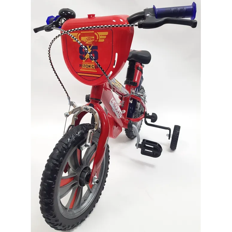 Rower Dziecięcy 12 Lighting McQueen Chłopięcy CARS Stalowy Auta Koła Boczne