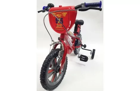 Rower Dziecięcy 12 Lighting McQueen Chłopięcy CARS Stalowy Auta Koła Boczne