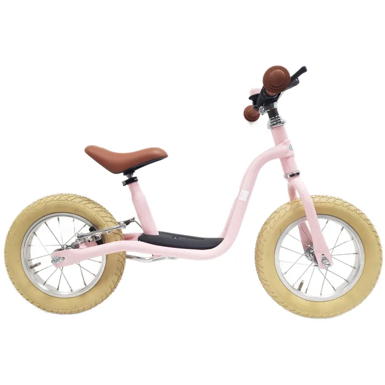 Rowerek Biegowy Dziecięcy 12" od 2 lat Dziewczęcy Hamulce Stalowy Dzwonek