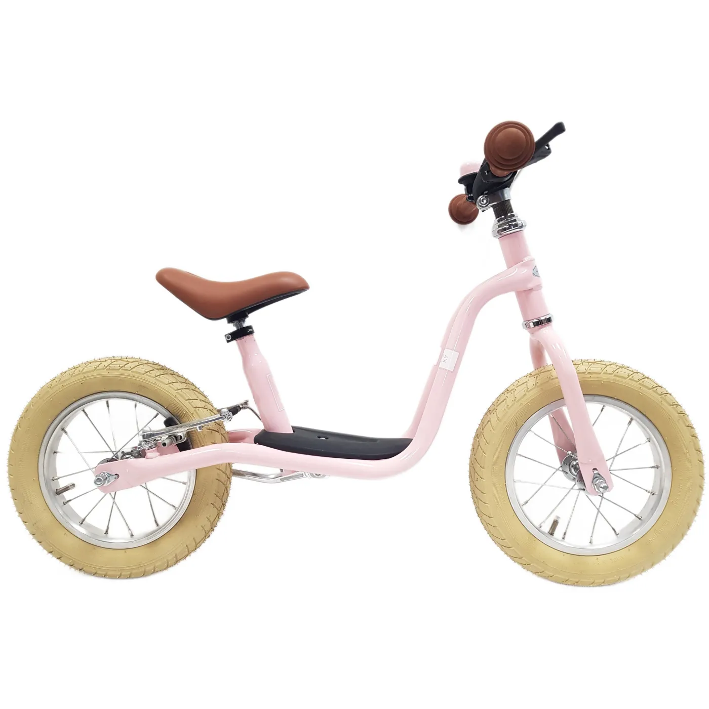 Rowerek Biegowy Dziecięcy 12" od 2 lat Dziewczęcy Hamulce Stalowy Dzwonek