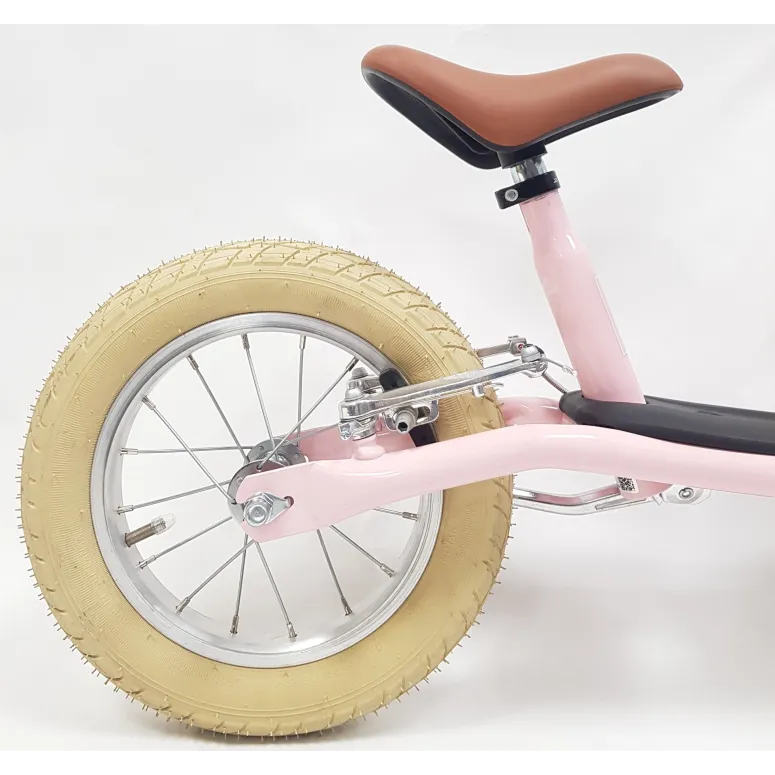 Rowerek Biegowy Dziecięcy 12" od 2 lat Dziewczęcy Hamulce Stalowy Dzwonek