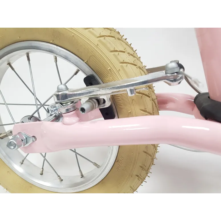 Rowerek Biegowy Dziecięcy 12" od 2 lat Dziewczęcy Hamulce Stalowy Dzwonek