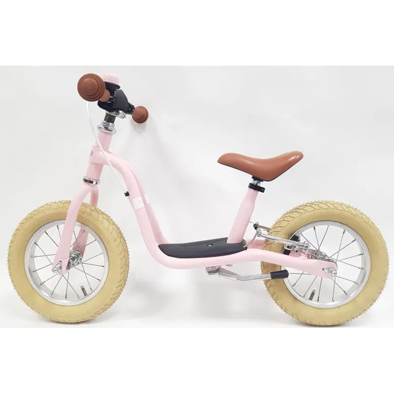 Rowerek Biegowy Dziecięcy 12" od 2 lat Dziewczęcy Hamulce Stalowy Dzwonek