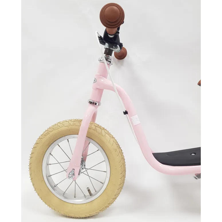 Rowerek Biegowy Dziecięcy 12" od 2 lat Dziewczęcy Hamulce Stalowy Dzwonek