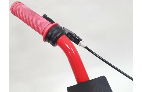 Rower Chłopięcy 18 Dziecięcy Straż Pożarna Stalowy Bagażnik Kółka Boczne