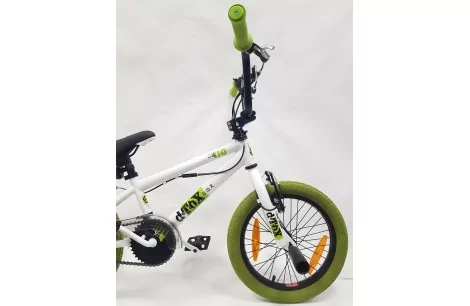 Rower BMX 16 Dziecięcy Freestyle Stalowy Dzwonek Pegi Odblaski Rotor 360