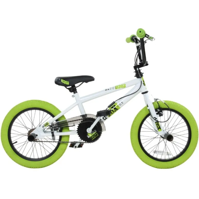 Rower BMX 16 Dziecięcy Freestyle Stalowy Dzwonek Pegi Odblaski Rotor 360