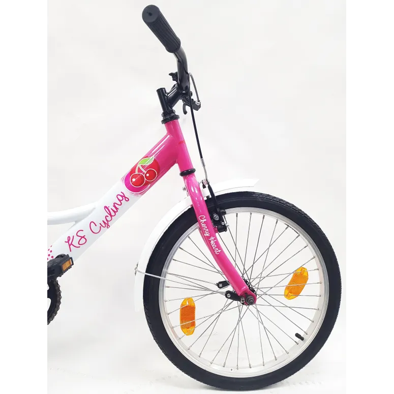 Dziewczęcy Rower Miejski Dziecięcy 20 Kontra 5+ Bagażnik Dzwonek Błotniki