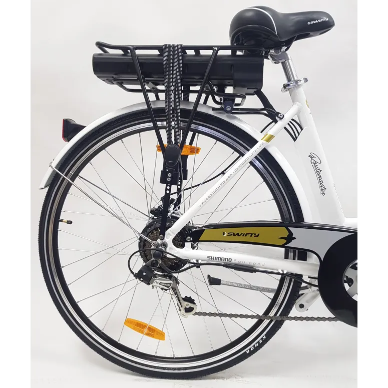 Elektryczny Rower Trekkingowy 28 Tarcze Turystyczny Bagażnik 250W 3 tryby