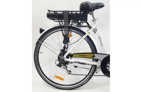 Elektryczny Rower Trekkingowy 28 Tarcze Turystyczny Bagażnik 250W 3 tryby