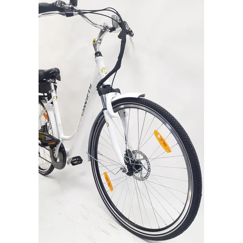 Elektryczny Rower Trekkingowy 28 Tarcze Turystyczny Bagażnik 250W 3 tryby