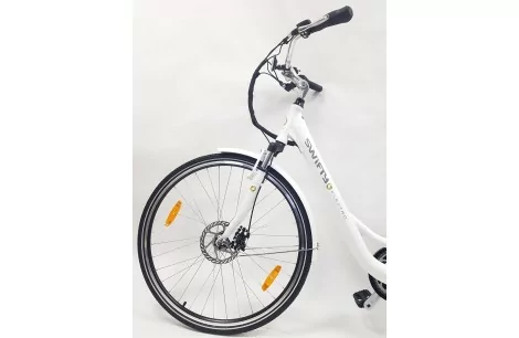 Elektryczny Rower Trekkingowy 28 Tarcze Turystyczny Bagażnik 250W 3 tryby