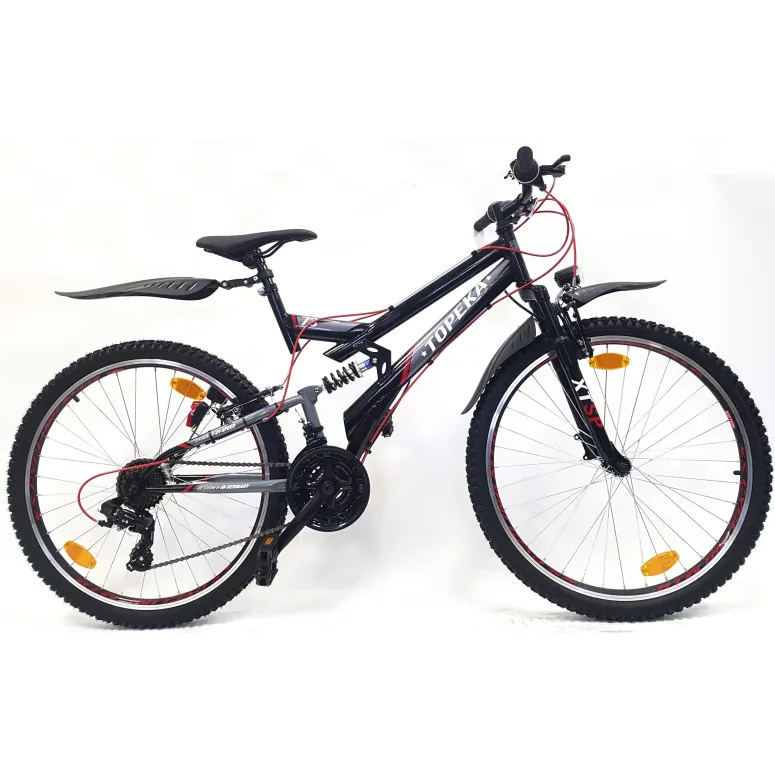 Rower Górski MTB 26 Młodzieżowy Błotniki Męski Damski Światła Amortyzowany