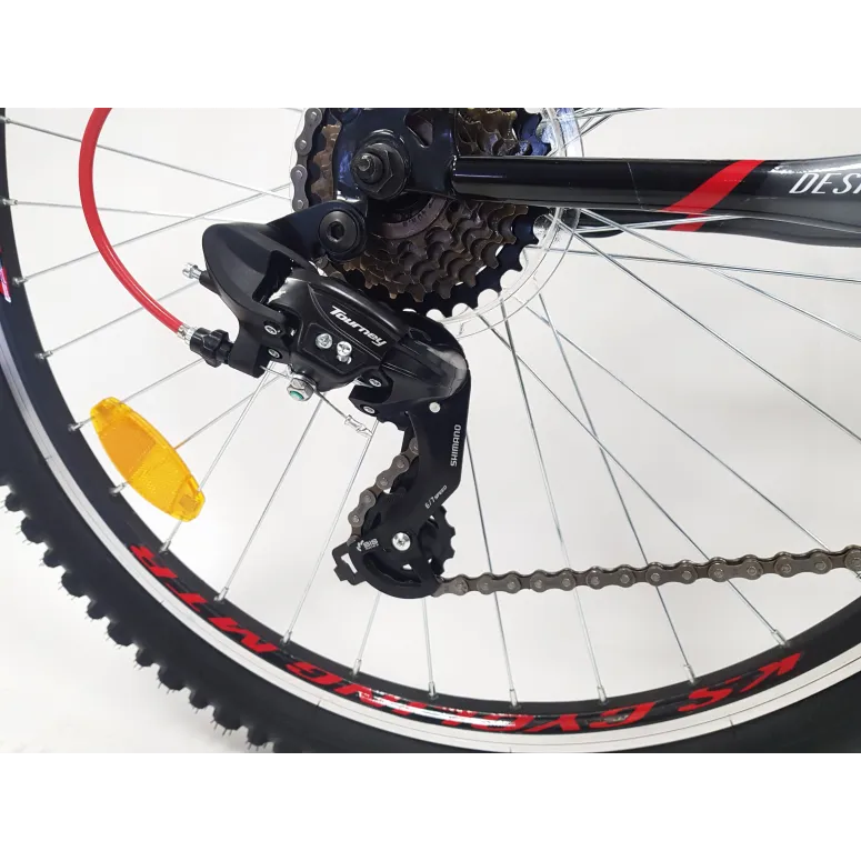 Rower Górski MTB 26 Młodzieżowy Błotniki Męski Damski Światła Amortyzowany