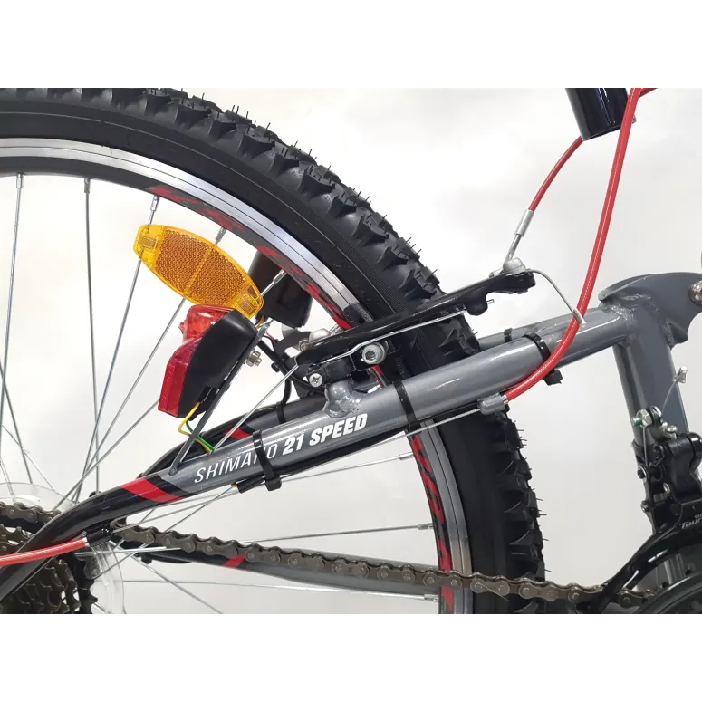 Rower Górski MTB 26 Młodzieżowy Błotniki Męski Damski Światła Amortyzowany