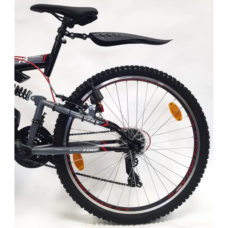 Rower Górski MTB 26 Młodzieżowy Błotniki Męski Damski Światła Amortyzowany