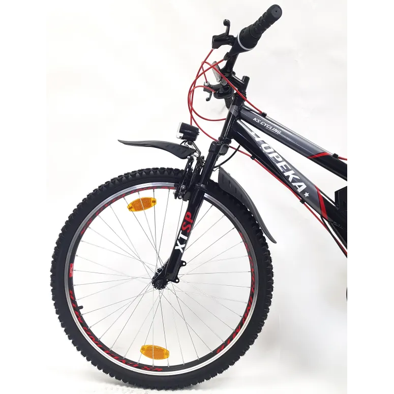 Rower Górski MTB 26 Młodzieżowy Błotniki Męski Damski Światła Amortyzowany