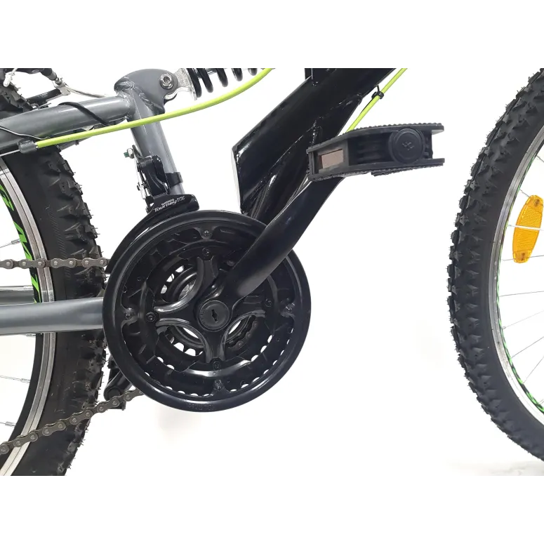 Rower Górski MTB Młodzieżowy 26 Pełna Amortyzacja Błotniki Światła Góral