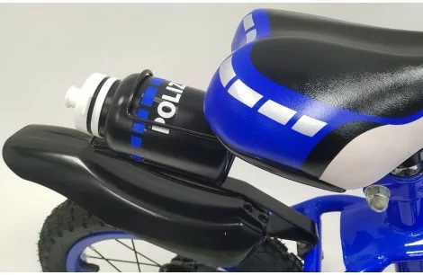 Rower Dziecięcy 14 Chłopięcy Policja Błotniki Kółka Boczne Bidon Dzwonek