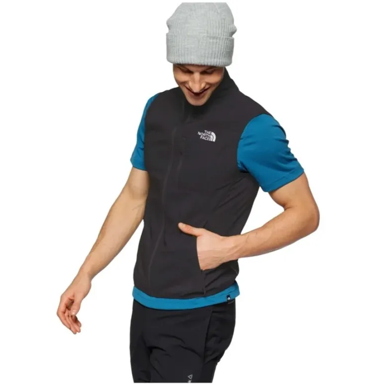 Bezrękawnik Męski The North Face NF0A4955 Sportowy Dopasowany M Kieszenie