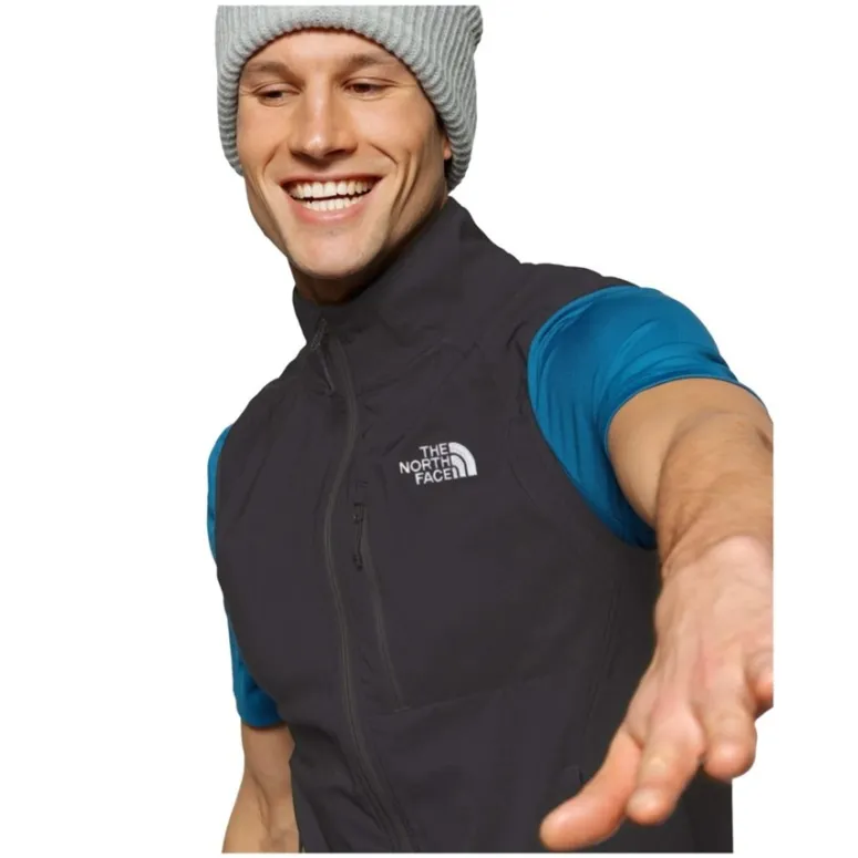 Bezrękawnik Męski The North Face NF0A4955 Sportowy Dopasowany M Kieszenie