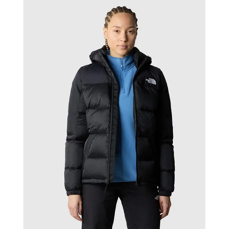 Kurtka Damska Puchowa The North Face Diablo Suwak Kaptur Oddychająca Haft S