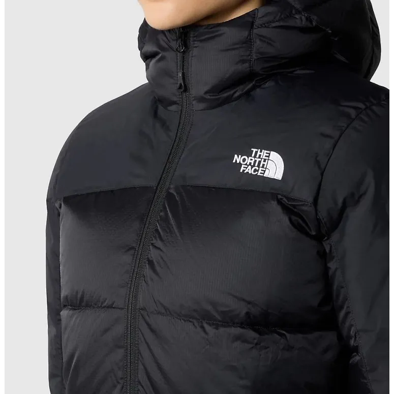 Kurtka Damska Puchowa The North Face Diablo Suwak Kaptur Oddychająca Haft S