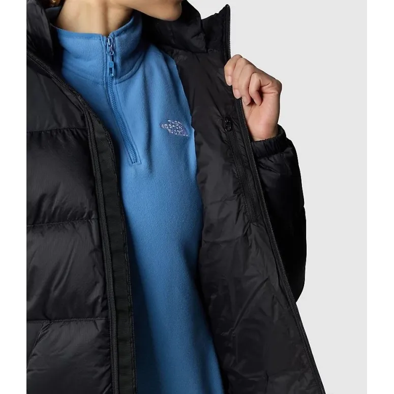 Kurtka Damska Puchowa The North Face Diablo Suwak Kaptur Oddychająca Haft S